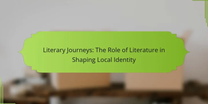Literary Journeys: The Role of Literature in Shaping Local Identity