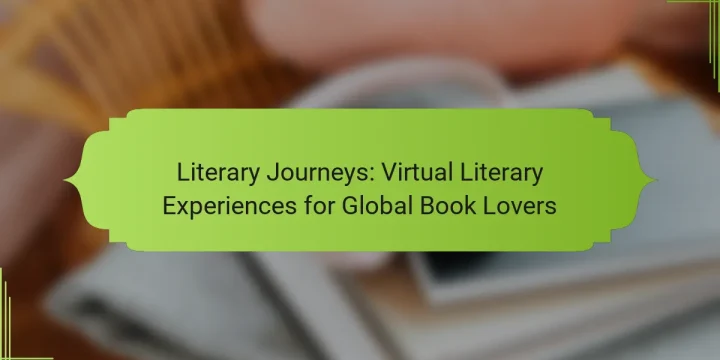 Literary Journeys: Virtual Literary Experiences for Global Book Lovers